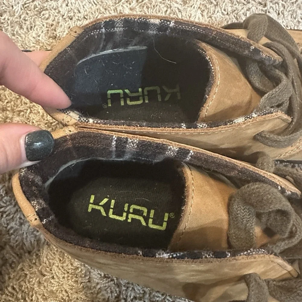 Kuru Aalto Chukka Ankle Boots Brown Comfort Lace Up‎ Casual Mens 8 Camel Suede